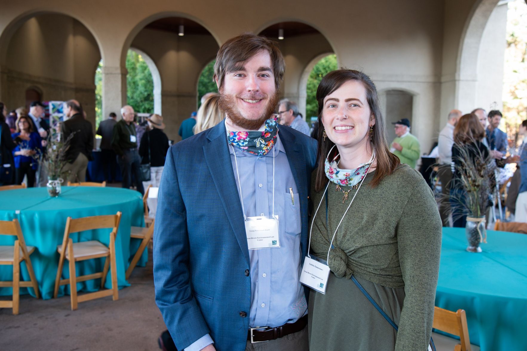 Tyler Thompson (left) and Tabitha Zimmermann